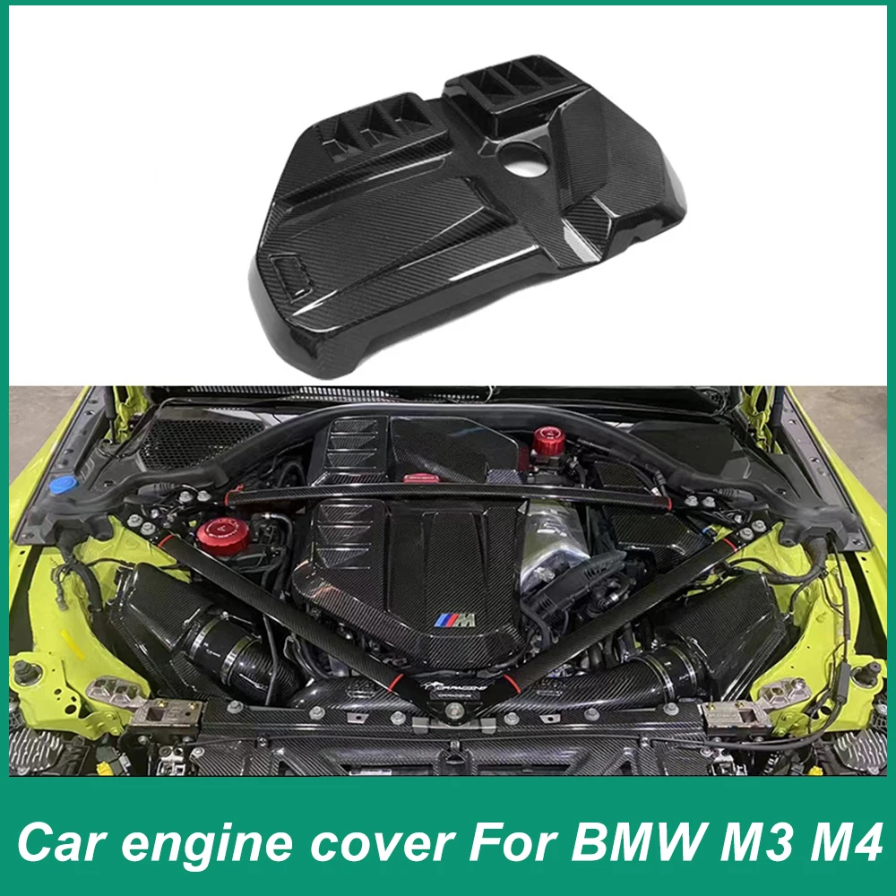 Cubierta capó fibra carbono negra para BMW M3 M4 F80 F82