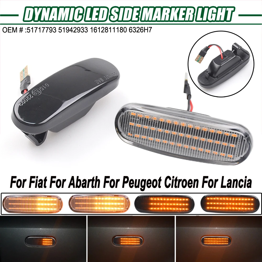 Intermitente LED dinámico lateral – Fiat Panda 169 y Grande Punto - imagen 4