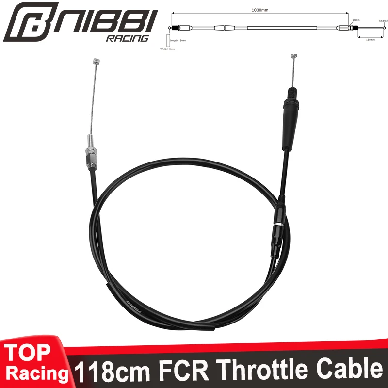 Cable acelerador NIBBI para carburador FCR