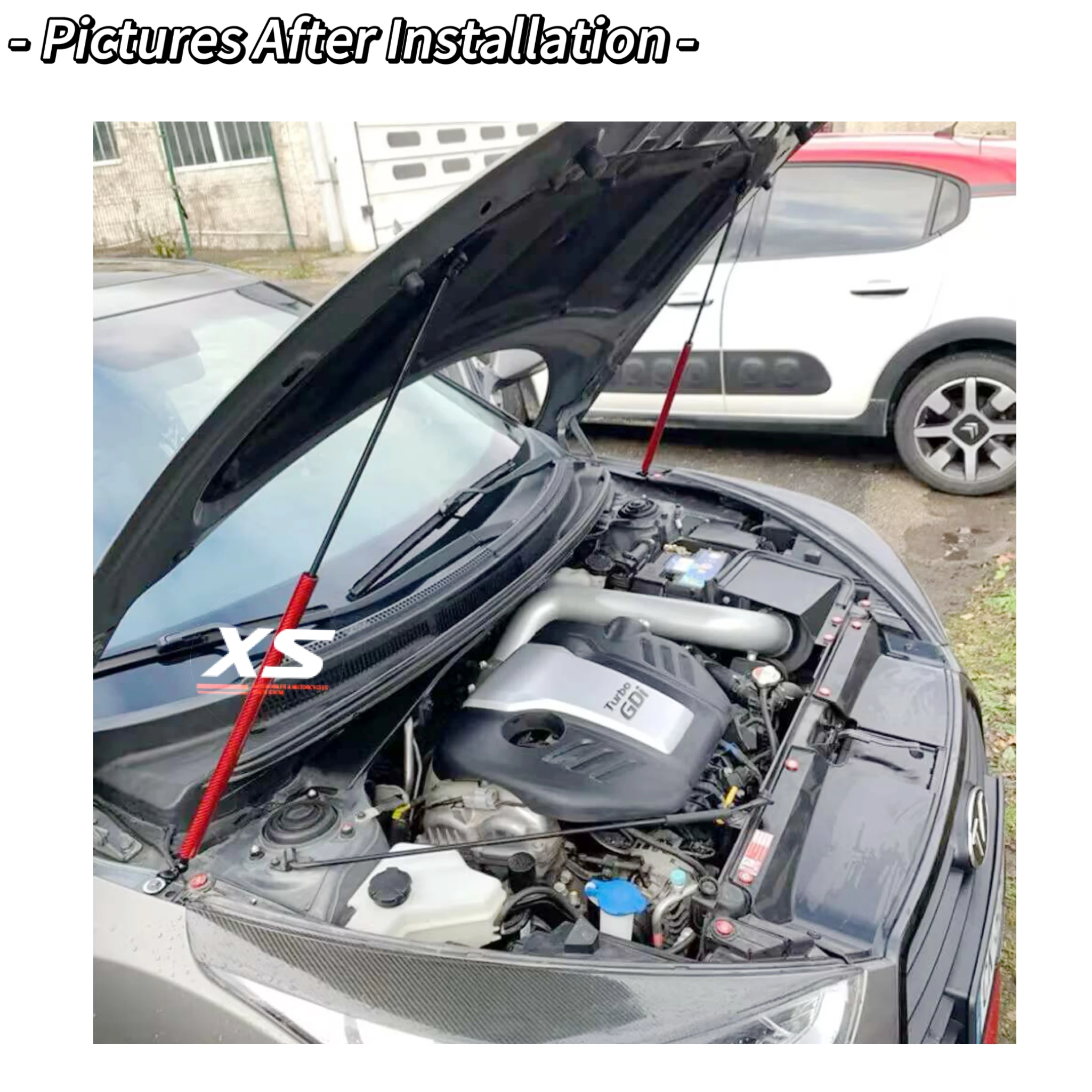 Amortiguadores de gas capó delantero Hyundai Veloster FS 2011-2018 - imagen 2
