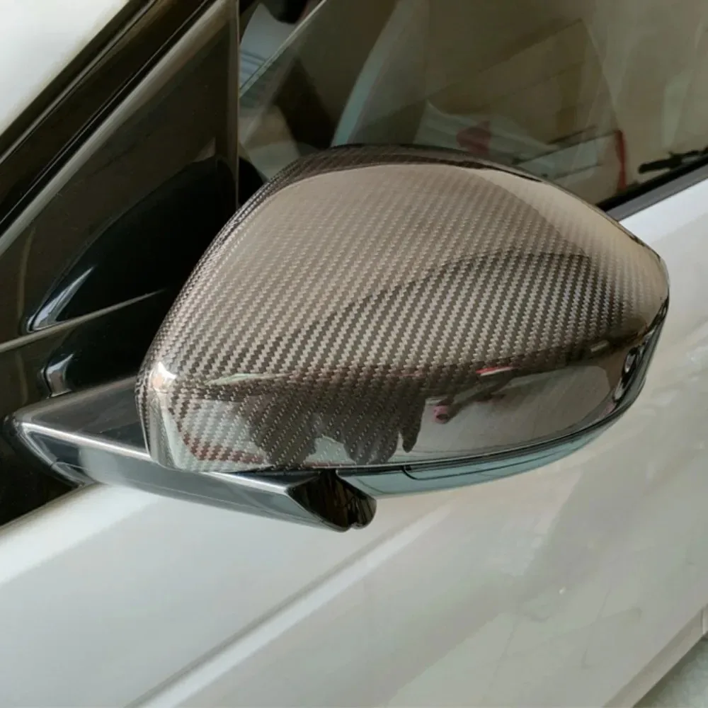Cubiertas de espejo retrovisor fibra de carbono seca para Land Rover