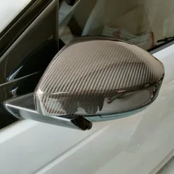 Cubiertas de espejo retrovisor fibra de carbono seca para Land Rover