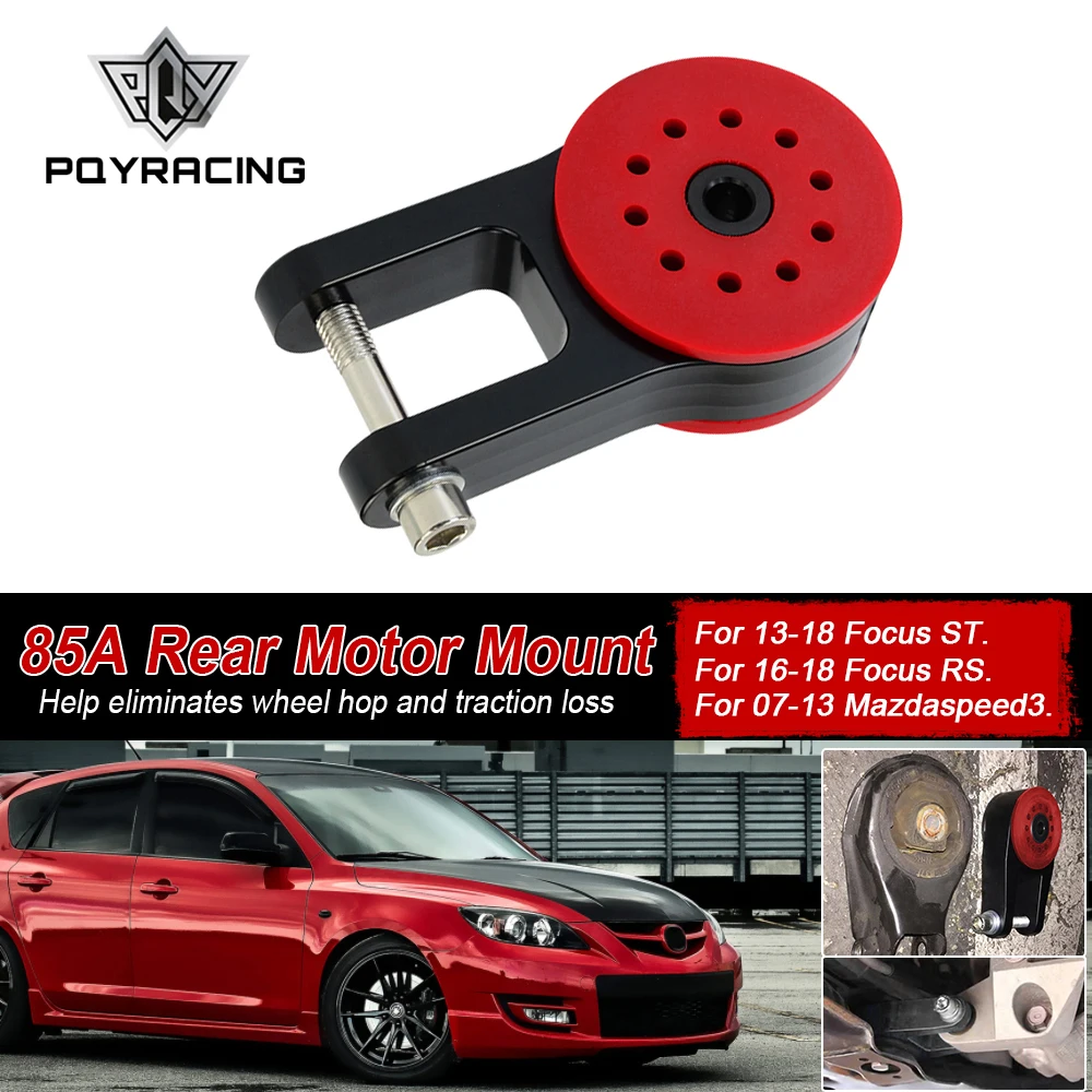 Soporte motor trasero aluminio poliuretano Focus ST RS Mazda 3 MPS