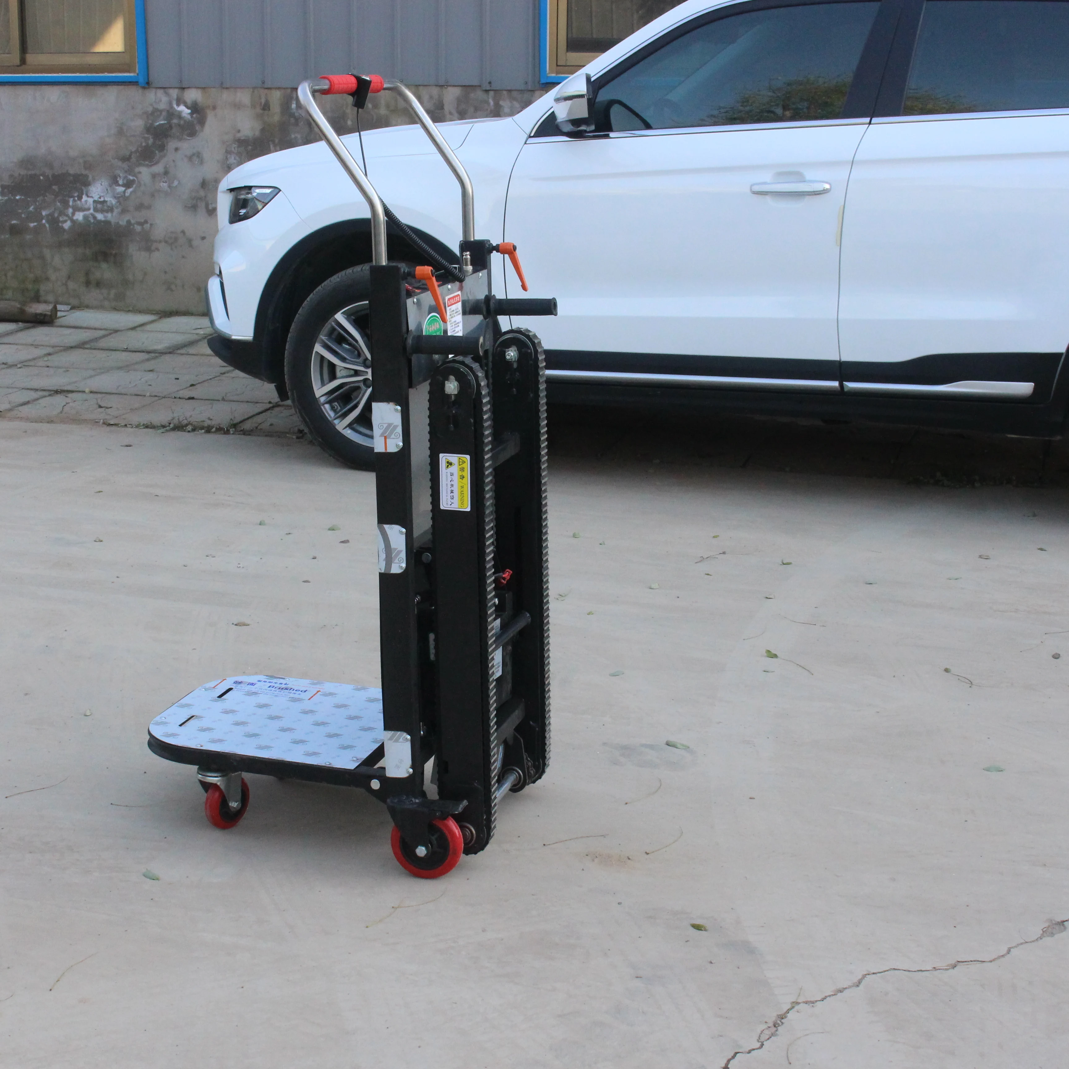 Carretilla eléctrica sube escaleras para carga hasta 160 kg - imagen 3