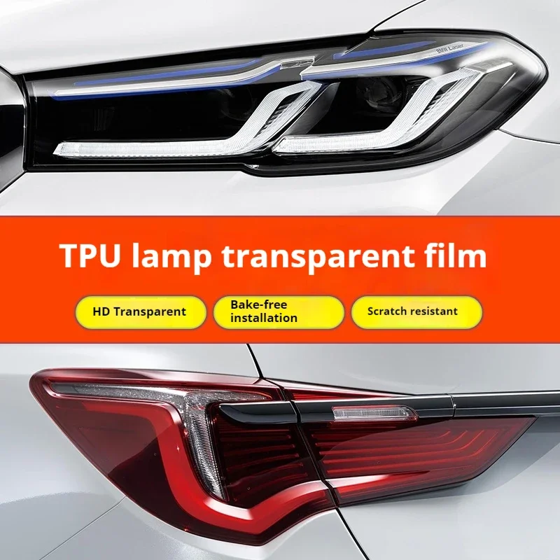 Para KIA EV9 GT-Line 2023 2024, faro Exterior de coche, tinte de lámpara frontal antiarañazos, película protectora de TPU, accesorios de reparación, pegatina