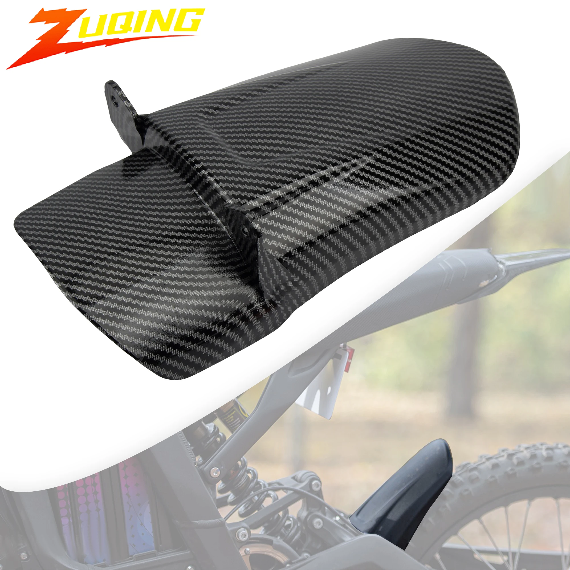 Guardabarros trasero Surron Light Bee S X fibra de carbono – enduro