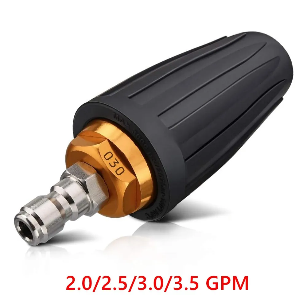 Boquilla turbo giratoria con conector rápido