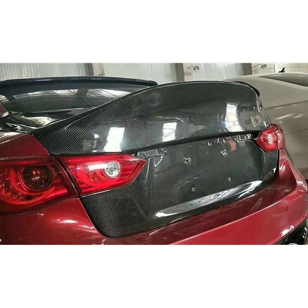 Maletero trasero fibra de carbono Finre para Infiniti Q50 2013-2016 - imagen 4