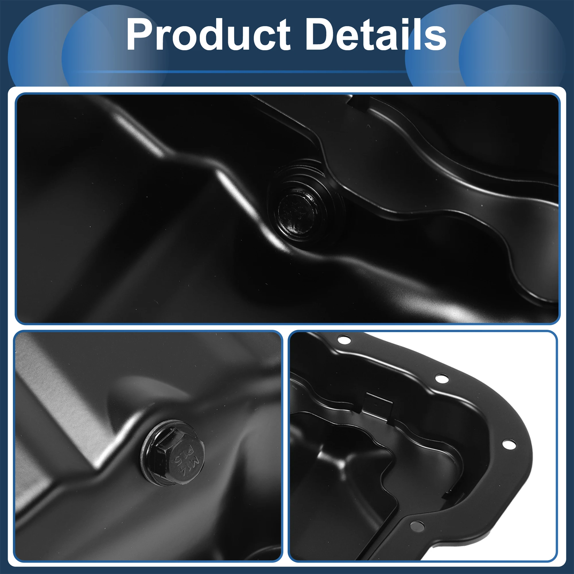 Cárter aceite motor UXCELL compatible Hyundai Santa Fe 2019-2020 - imagen 4