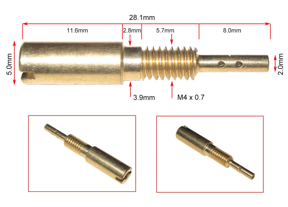 Boquilla piloto Mikuni VM28/486 para Kawasaki KZ Z1 – 28mm tipo M4 - imagen 5