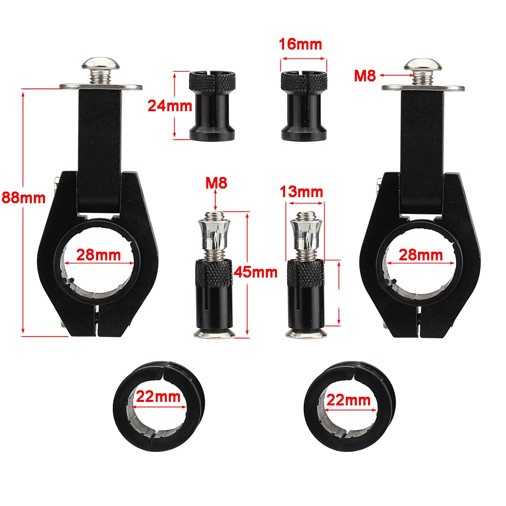 Protector manillar enduro compatible Yamaha KTM EXC SXF KLX - imagen 4