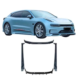 Kits de carrocería de coche estilo Yofer, difusor trasero de labio delantero, faldas laterales para nuevo Zeekr 001 2024, piezas exteriores de Material ABS