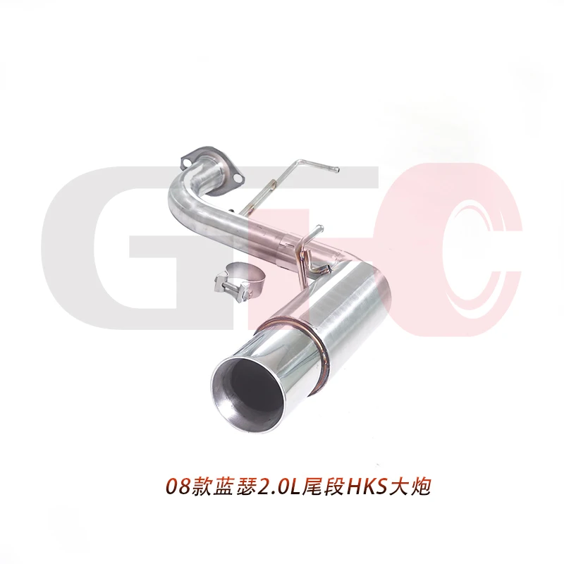 Sistema de escape para la sección trasera Mitsubishi Lancer 2.0L 08-12, con silenciador estilo HKS fabricado en acero inoxidable 304. - imagen 5