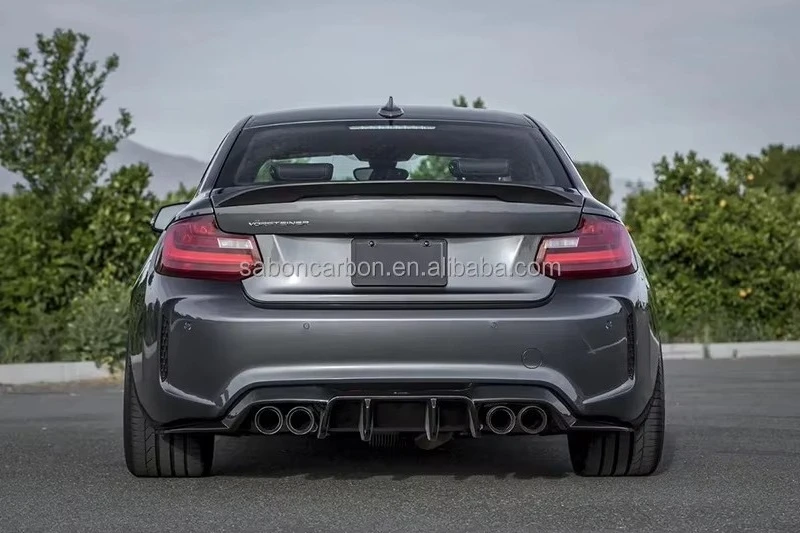Difusor trasero de fibra de carbono estilo Vor – BMW F87 M2/M2C - imagen 5