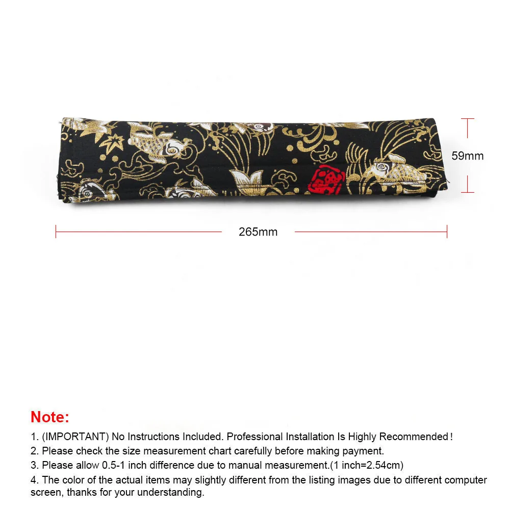 Funda universal para cinturón de seguridad – hombrera estilo japonés - imagen 4