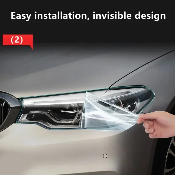 Nuevo coche LH + RH humo TPU faros película protectora precortada pegatina cubierta embellecedora apto para Mini Countryman R60 - imagen 3