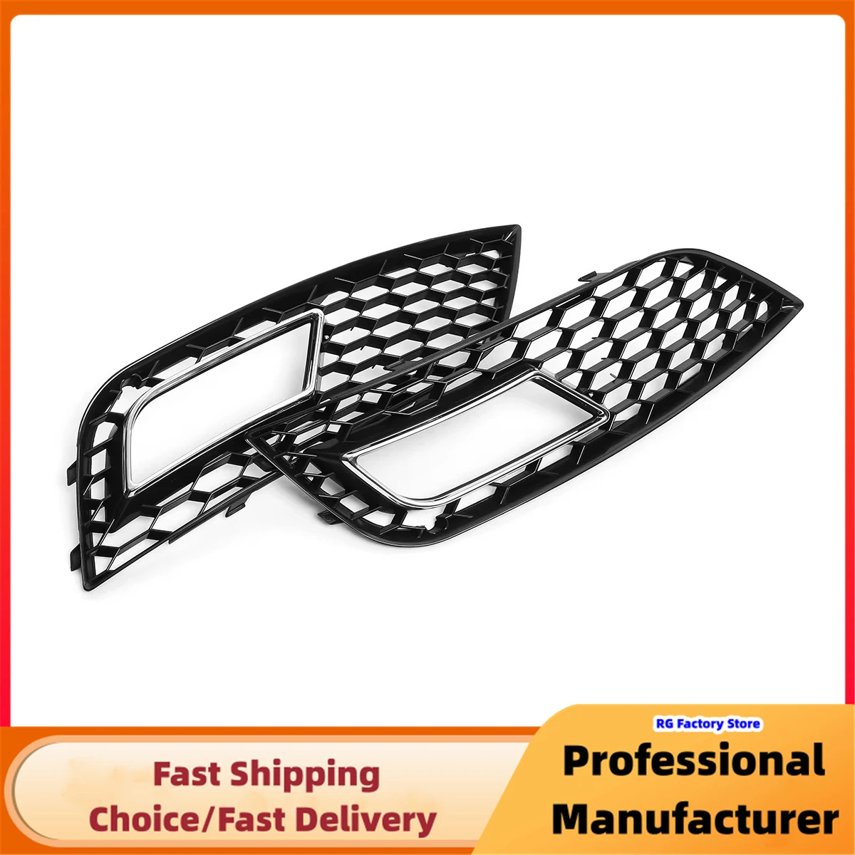 Rejillas antiniebla Audi A4 B8.5 2013-2016 estilo RS4 - imagen 3