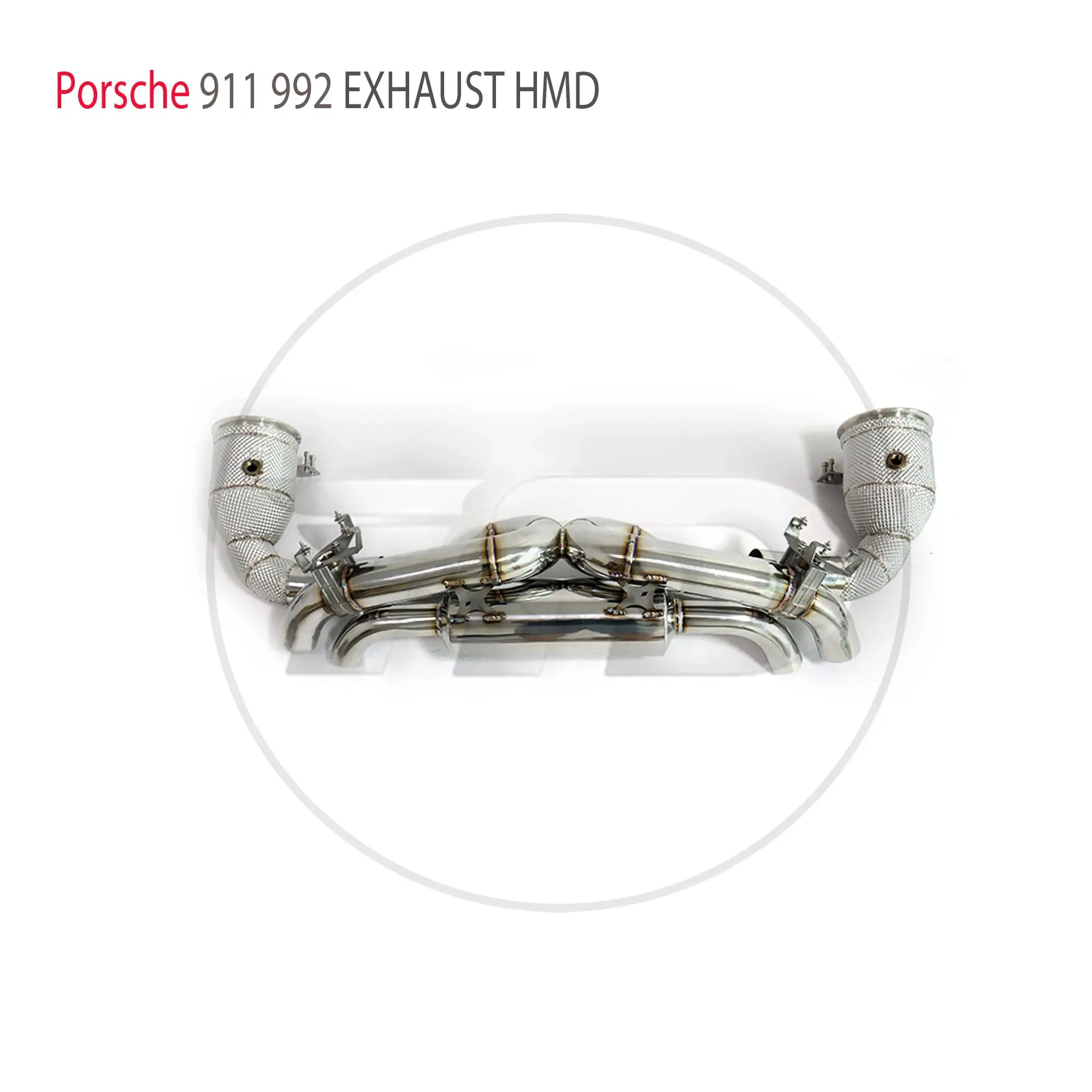 Escape catback HMD con bajante y tubo X – Porsche 911 992 Carrera S - imagen 2