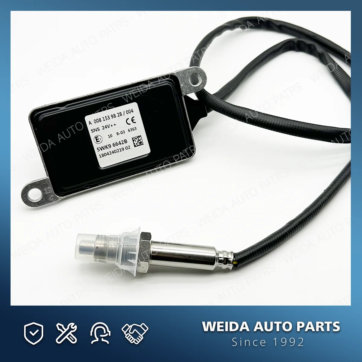 5WK96642B A 0081539828   Sensor NOX Sensor de oxígeno y nitrógeno para camión Mercedes-Benz Actros Atego - imagen 4