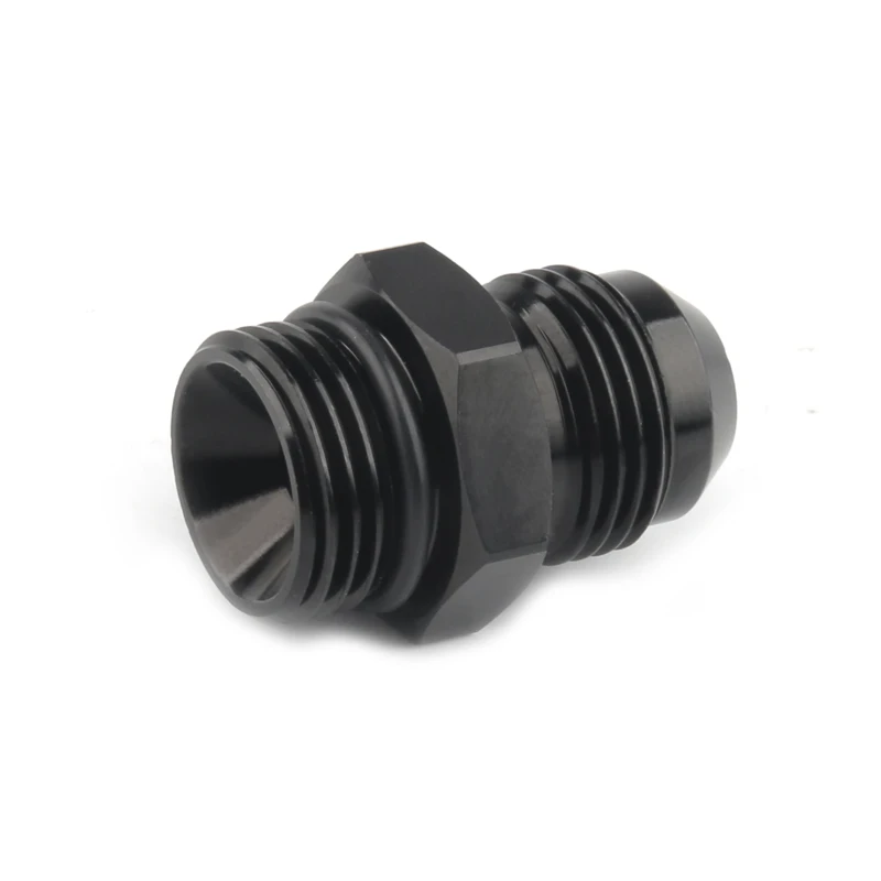 Racord adaptador ORB-AN aluminio negro 6061 para automoción y tuning - imagen 4