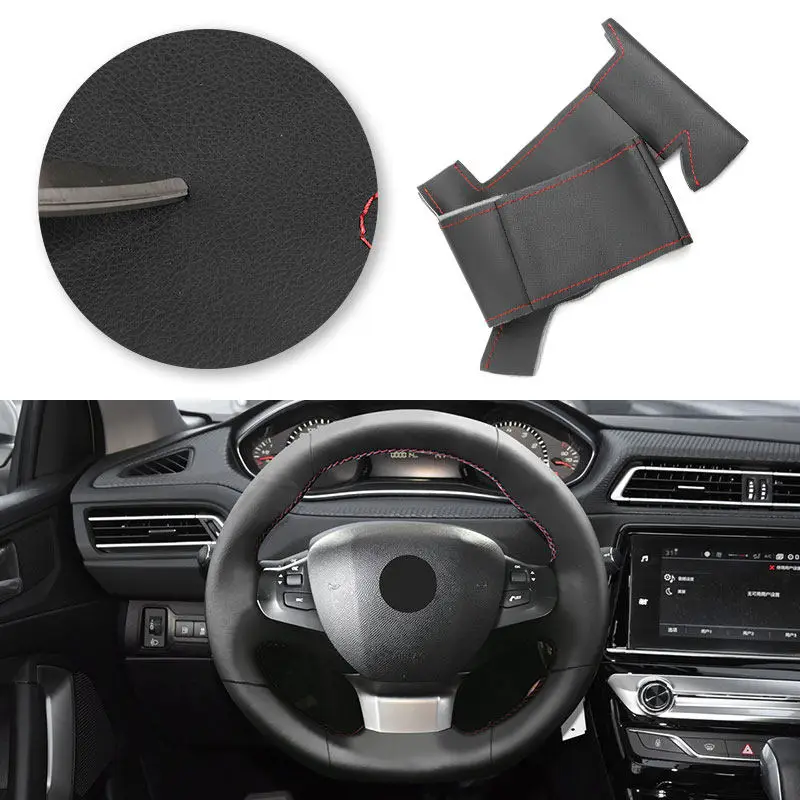 Funda de volante de microfibra para Peugeot 308 (2014-2020) - imagen 4