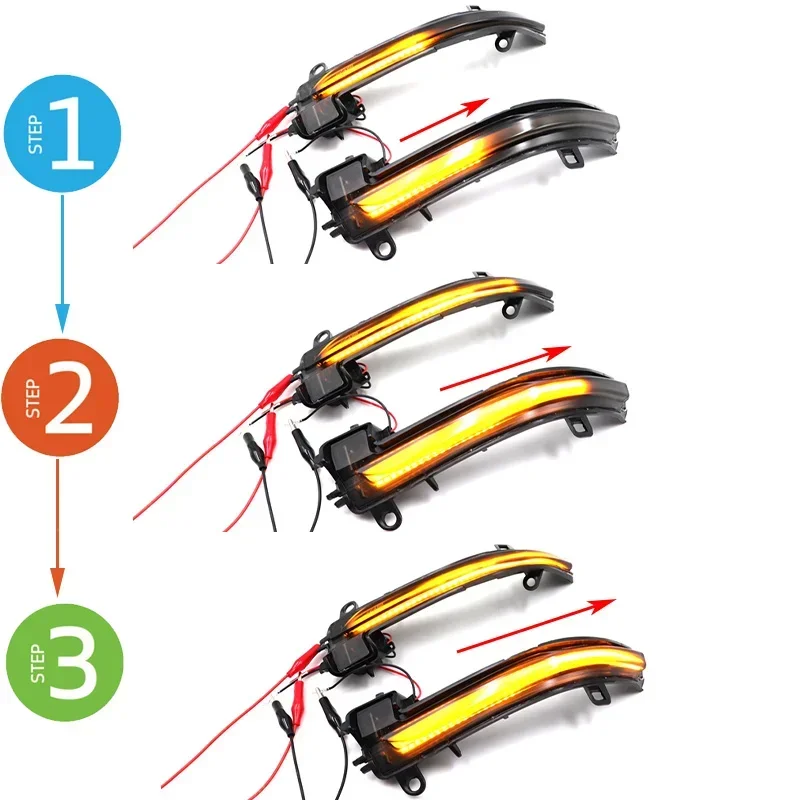 BMW X1/X2 Luz LED secuencial de giro para espejo F48/49, F39/40/45/46 - imagen 3