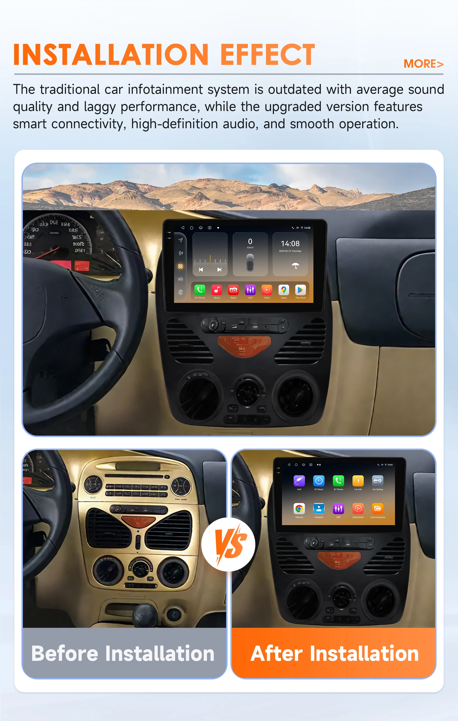 Conectividad Carplay y Android Auto