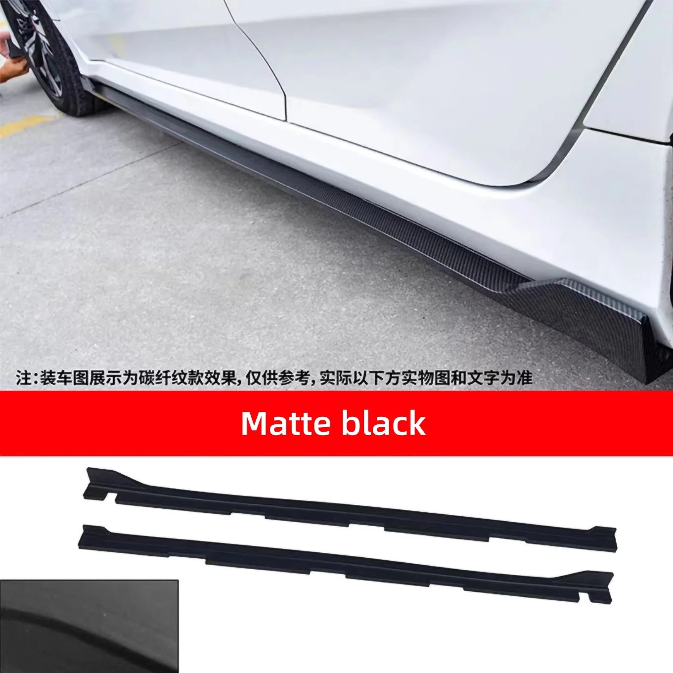 Kit labio delantero con luz diurna LED Honda Civic FC450 16-19 - imagen 3