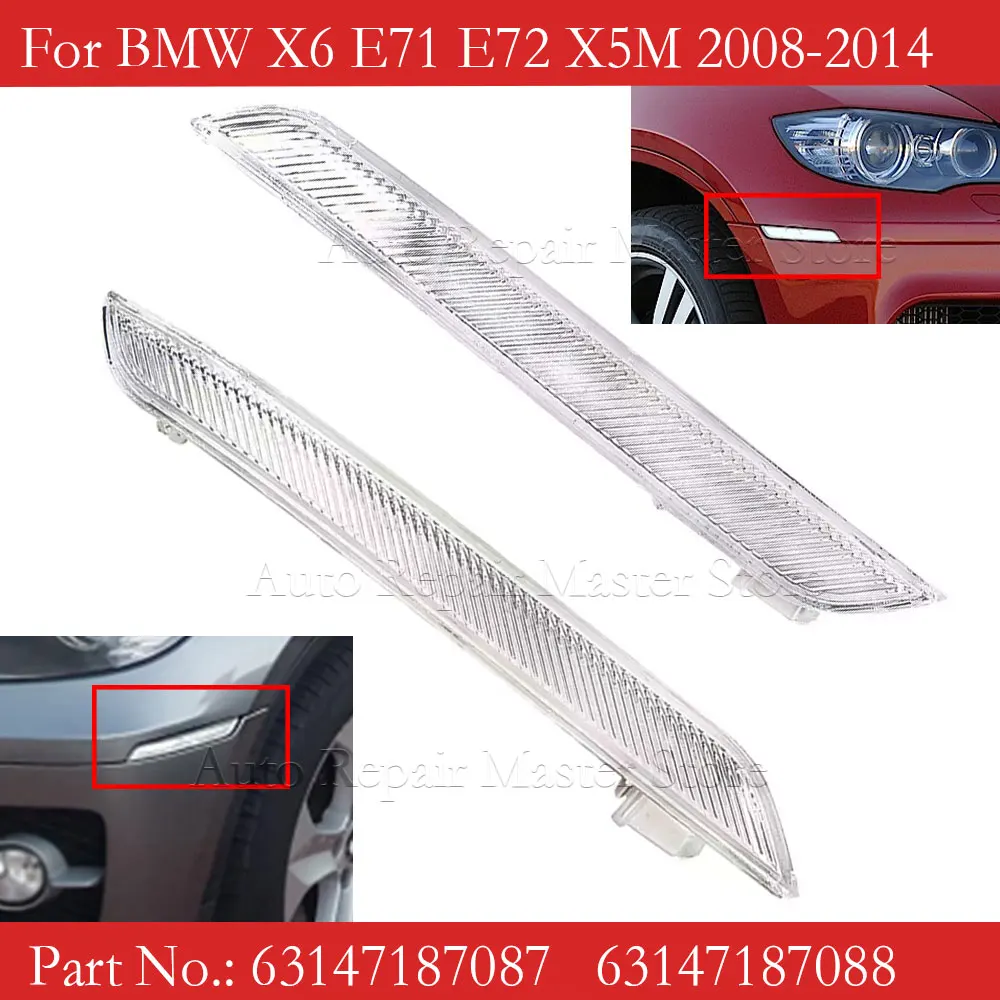 63147187087 Luz posición lateral blanca BMW X6 E71 E72 2008-2014 - imagen 2
