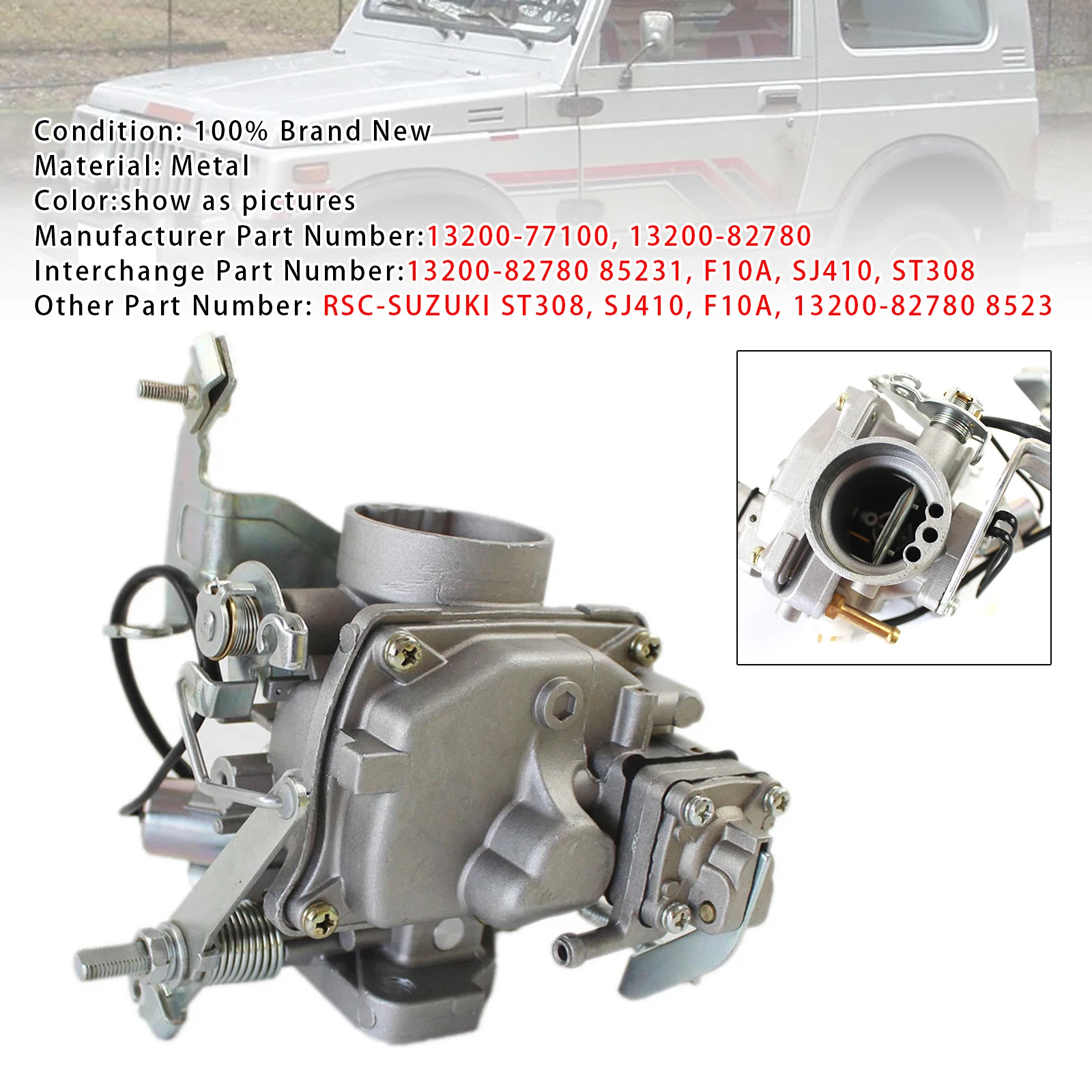 Carburador metálico Artudatech para Suzuki SJ410