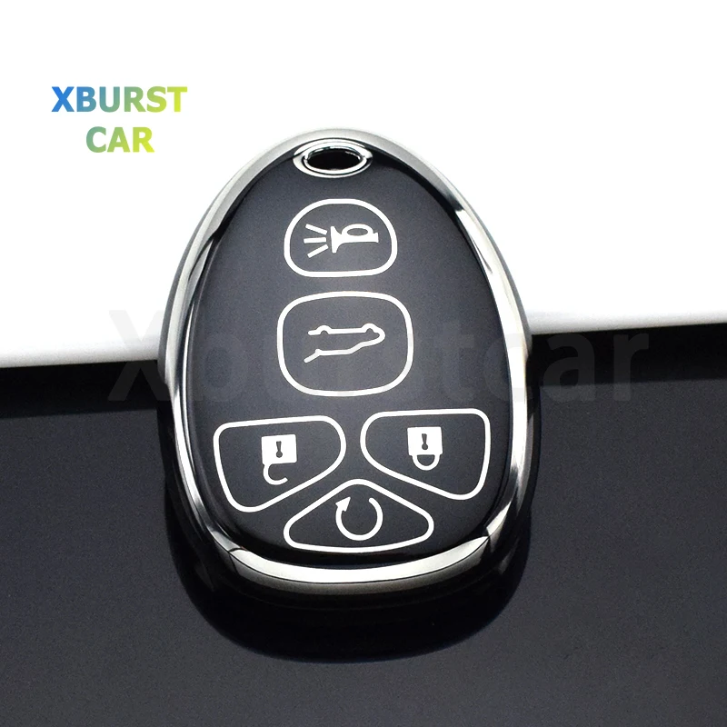 Funda TPU para llave de coche Chevrolet Tahoe, Suburban, Yukon y Escalade