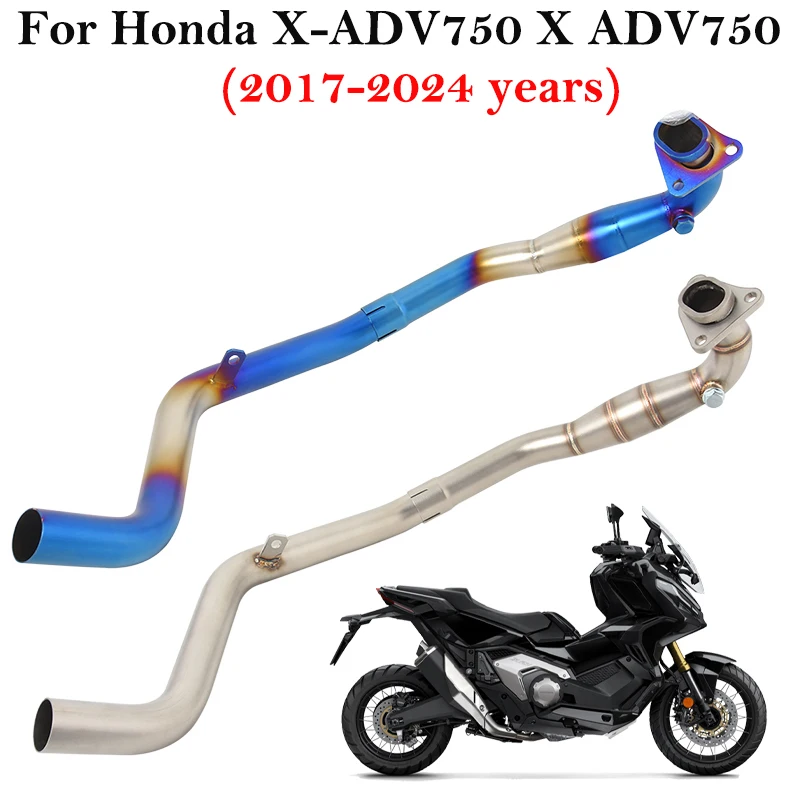 Tubo de conexión de escape Honda X-ADV 750 para silenciador original