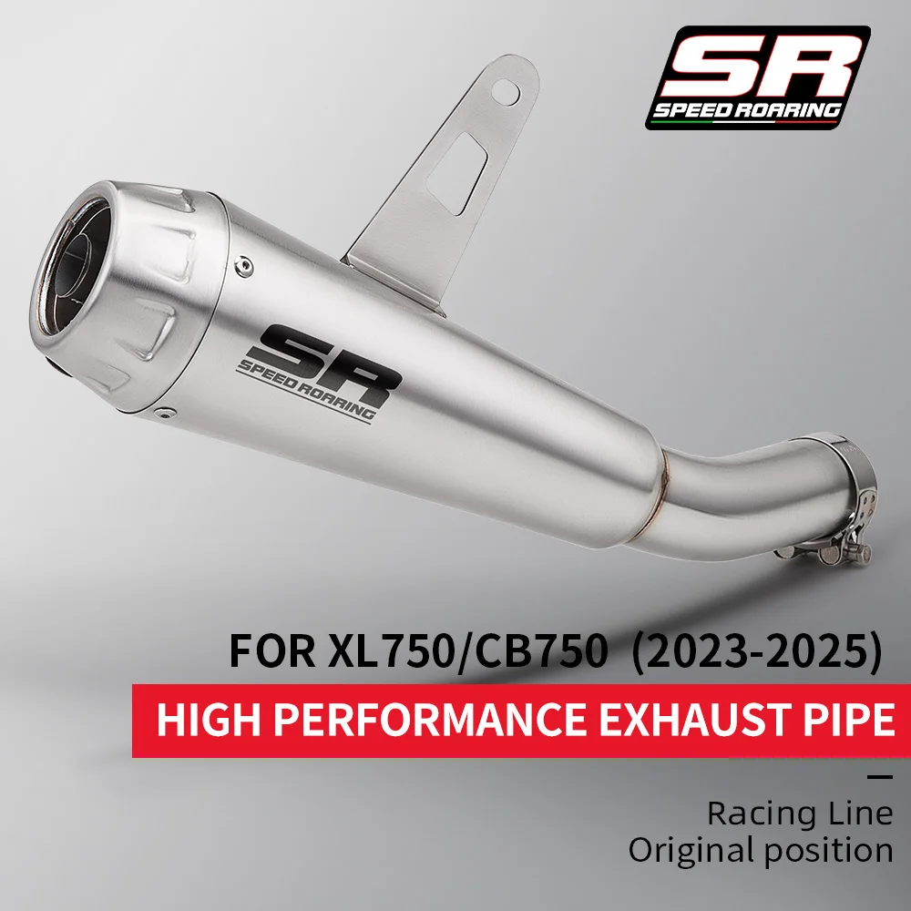 Silenciador slip-on para Honda XL750 Transalp y CB750 Hornet 2023-2024 - imagen 2