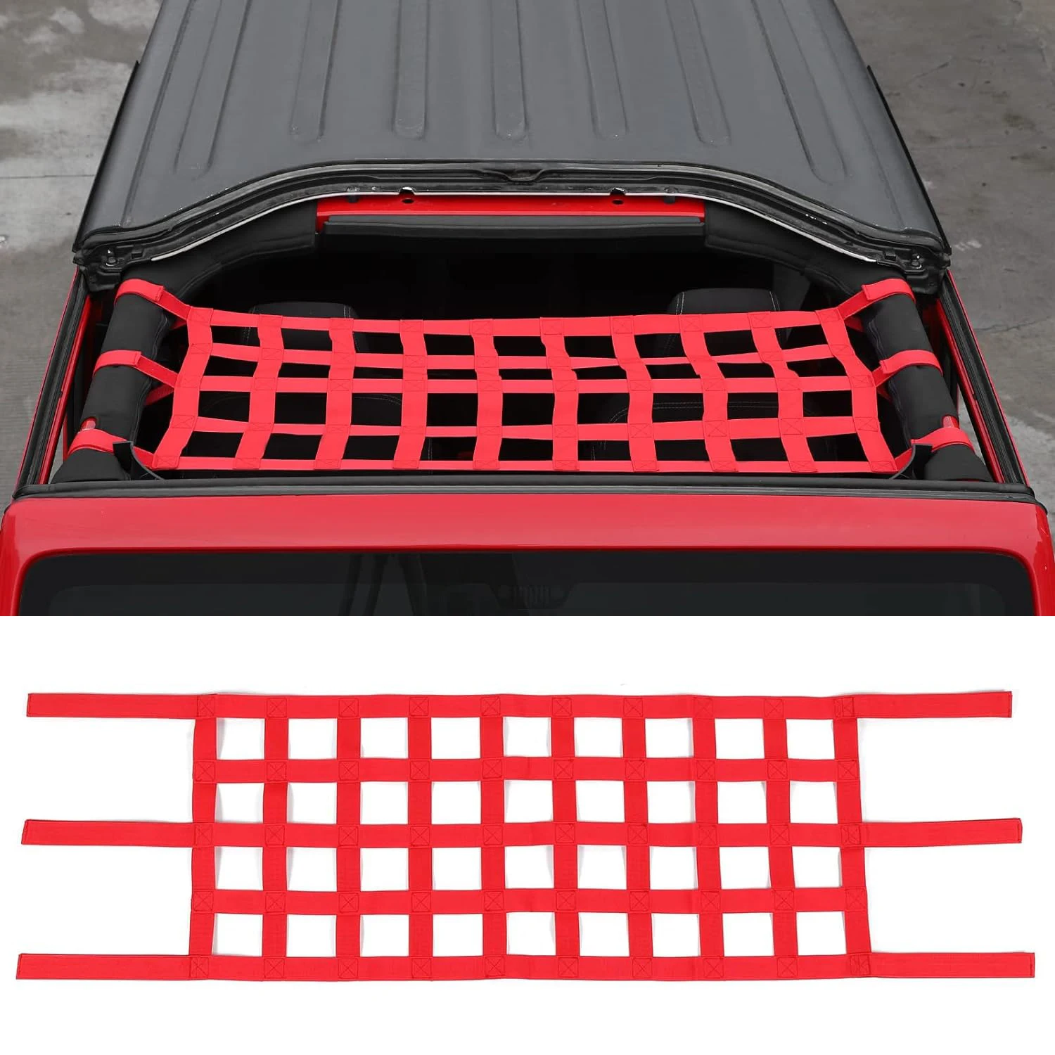Red carga enrollable – Jeep Wrangler YJ TJ JK JL Gladiator