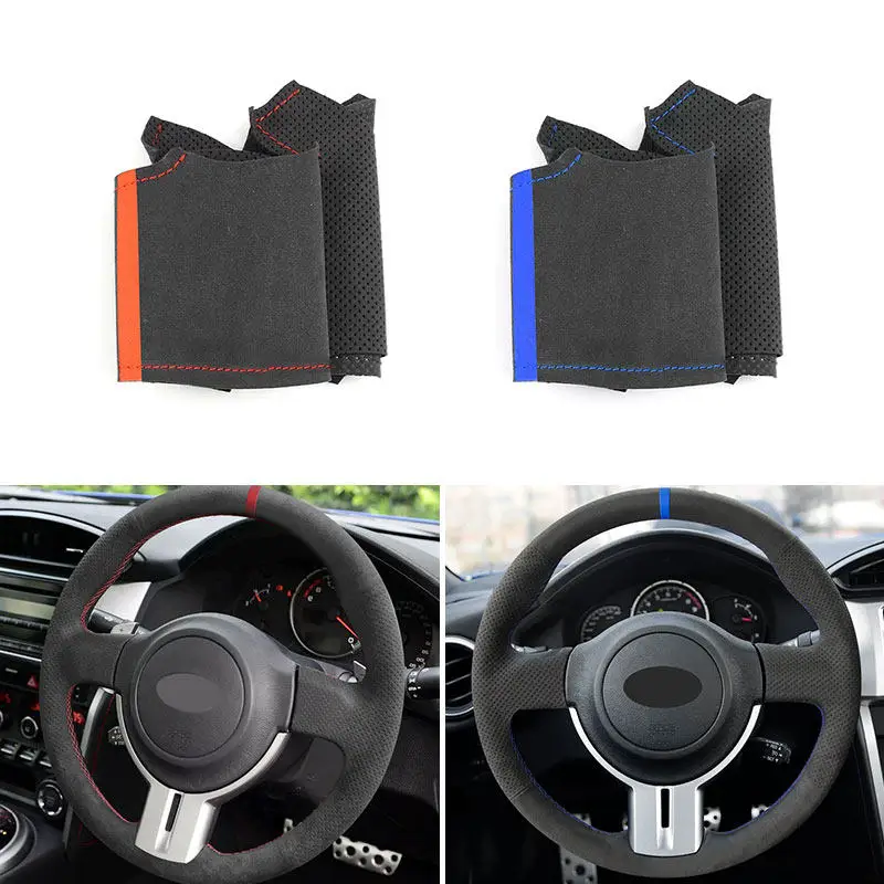 Funda volante piel perforada gamuza para Subaru BRZ y Toyota 86 - imagen 2