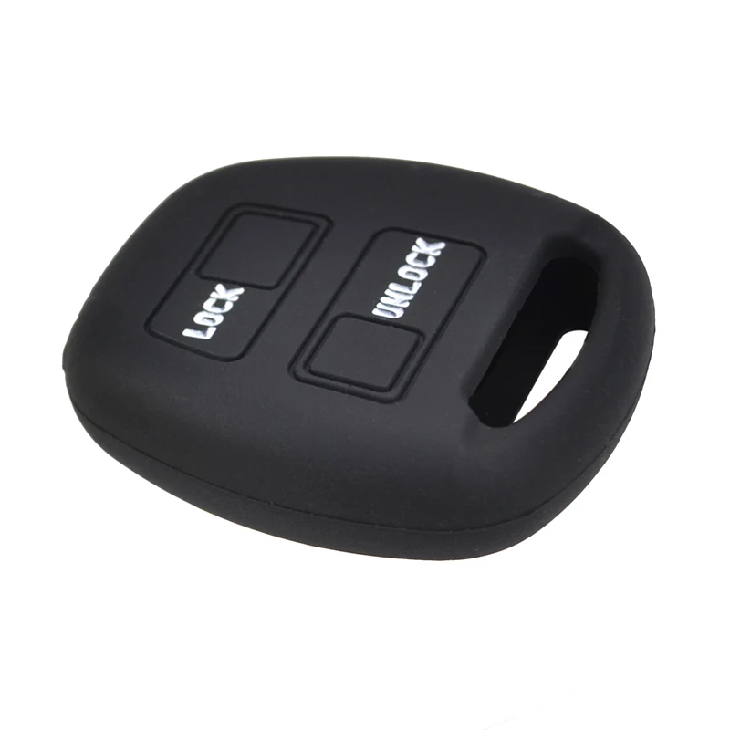 Funda llave silicona Toyota RAV4 Land Cruiser Alphard 2 botones - imagen 4