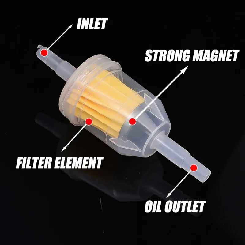 Filtro de aceite de gasolina Universal, carburador de motocicleta y coche, taza de filtro de tubo de aceite, filtro de combustible líquido adecuado para vehículos todoterreno - imagen 5