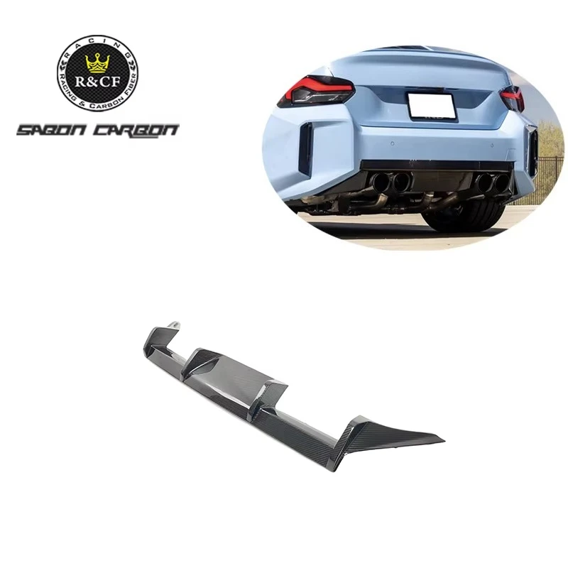 Difusor trasero estilo M Performance de carbono para BMW M2 G87
