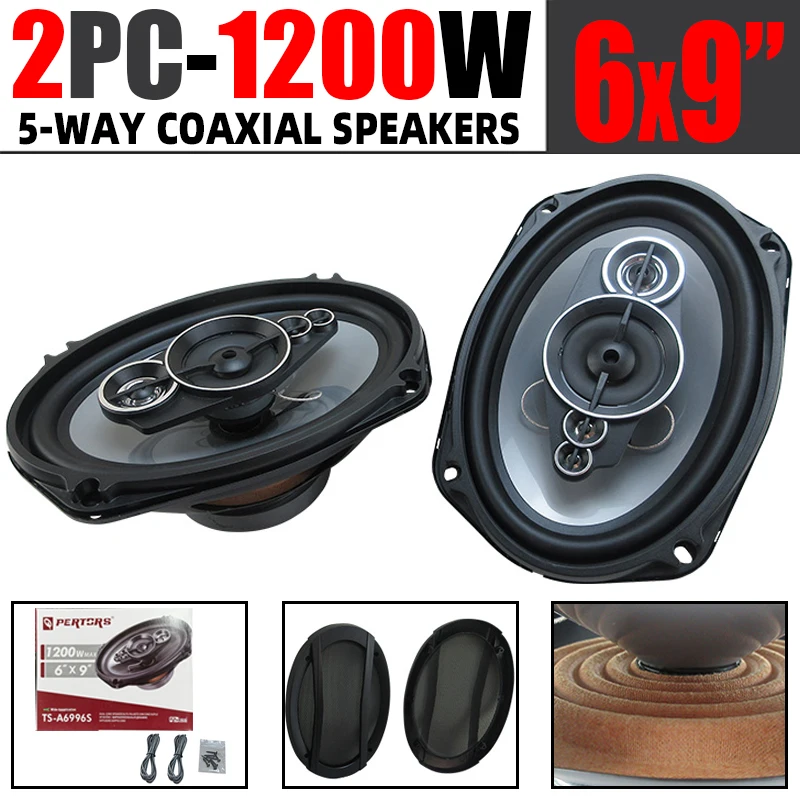 Altavos coaxiales 6x9 Q-PERTORS alta fidelidad coche