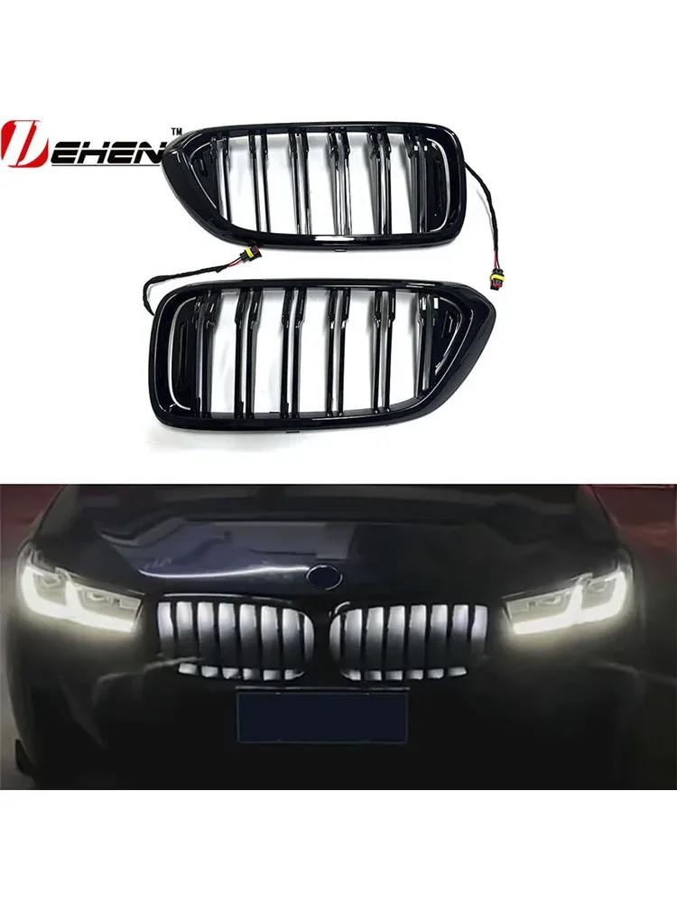 Rejilla de riñón con luces LED en el frontal
