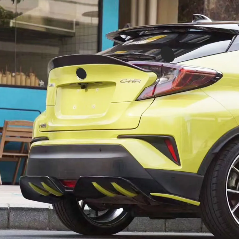 Difusor de parachoques trasero FRP para Toyota C-HR 2016-2020 - imagen 3