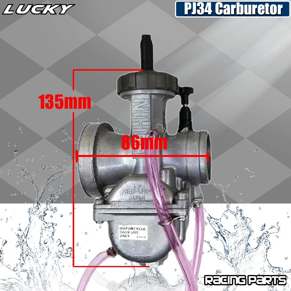 Carburador Keihin PJ34 para Yamaha Banshee YFZ350 y TRX250R - imagen 5