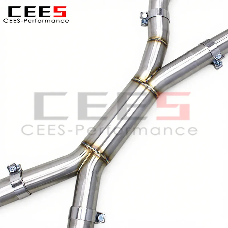 Escape Catback CEES Valvetronic Acero Inox – Mercedes GLS63 AMG X167 2019+ - imagen 4