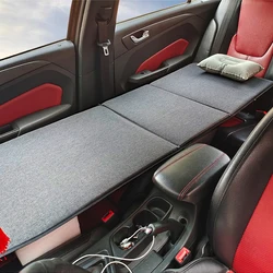 Cama plegable para coche y camping, adaptable al asiento trasero