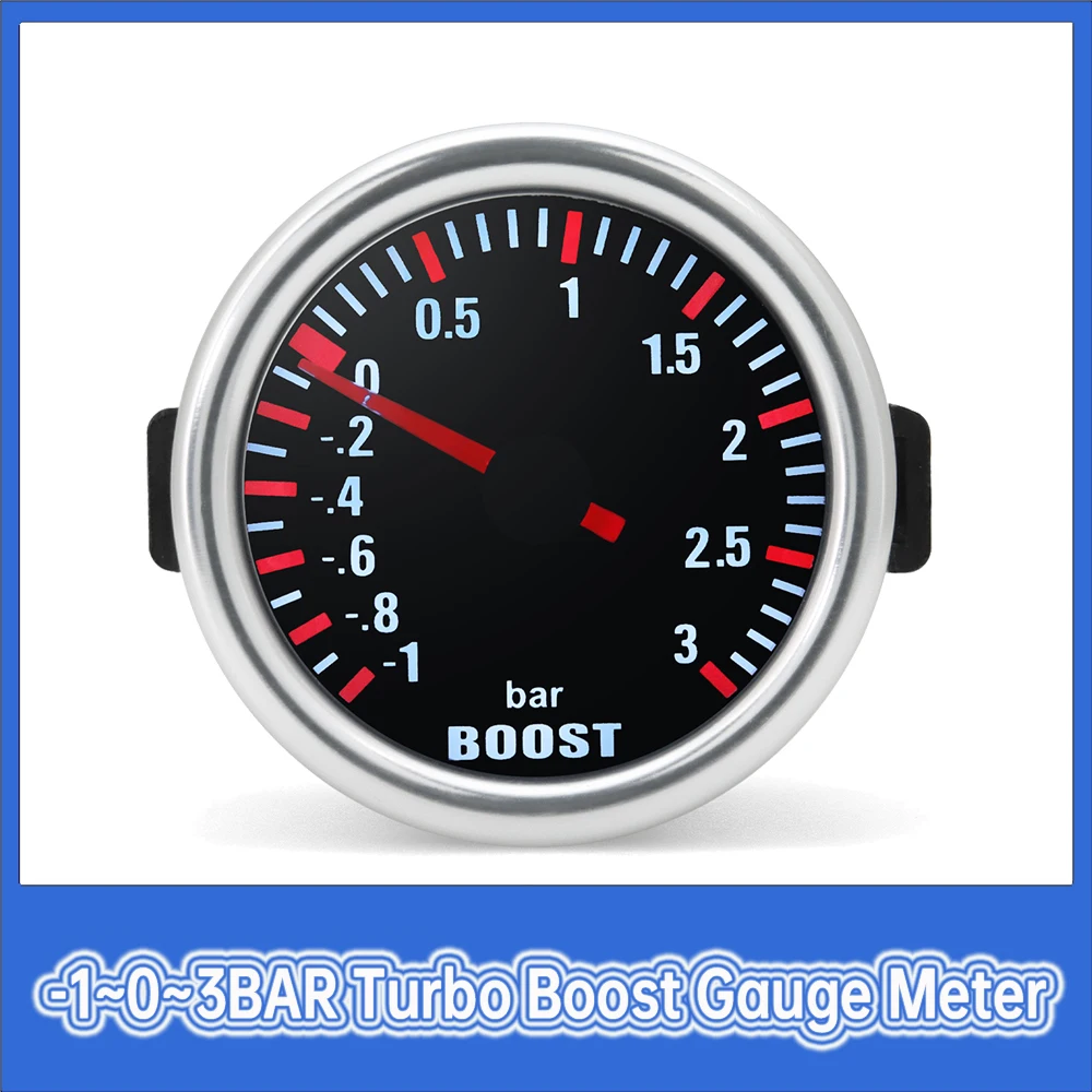 Turbocompresor con manómetro mecánico y luz blanca