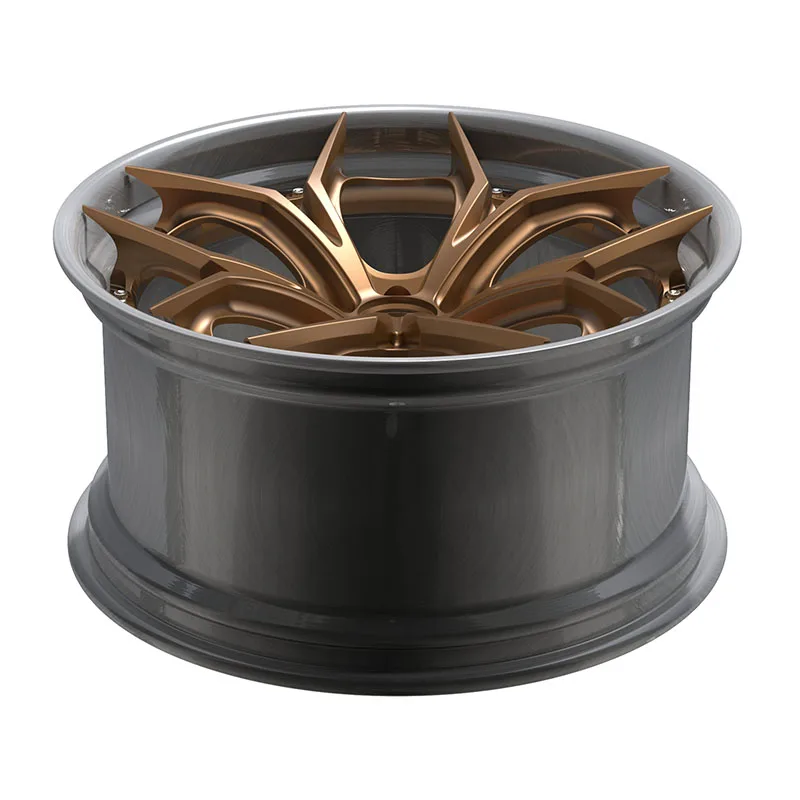 Llantas forjadas aluminio bronce 2 piezas – Medidas 16"-24" – 5x112/5x114/5x120 - imagen 3
