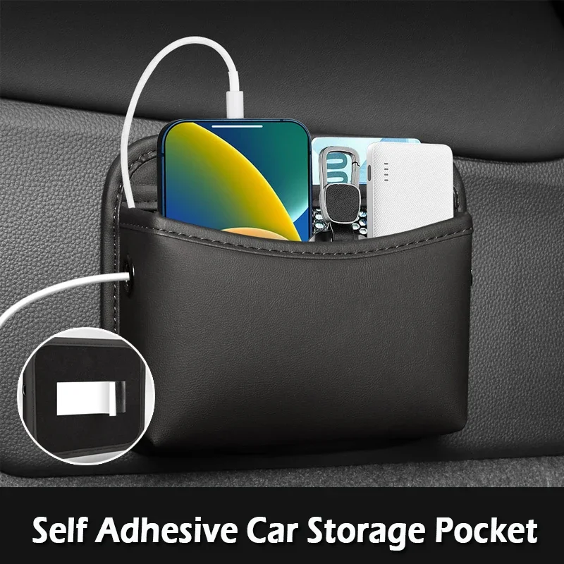 Organizador autoadhesivo universal para coche – portaobjetos - imagen 3