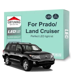 Kit de bombilla de luz LED Interior para coche, lámpara Canbus para Toyota Land Cruiser 200 100 80 70 Prado 150 120 90 FJ Cruiser 1990-2019 2020