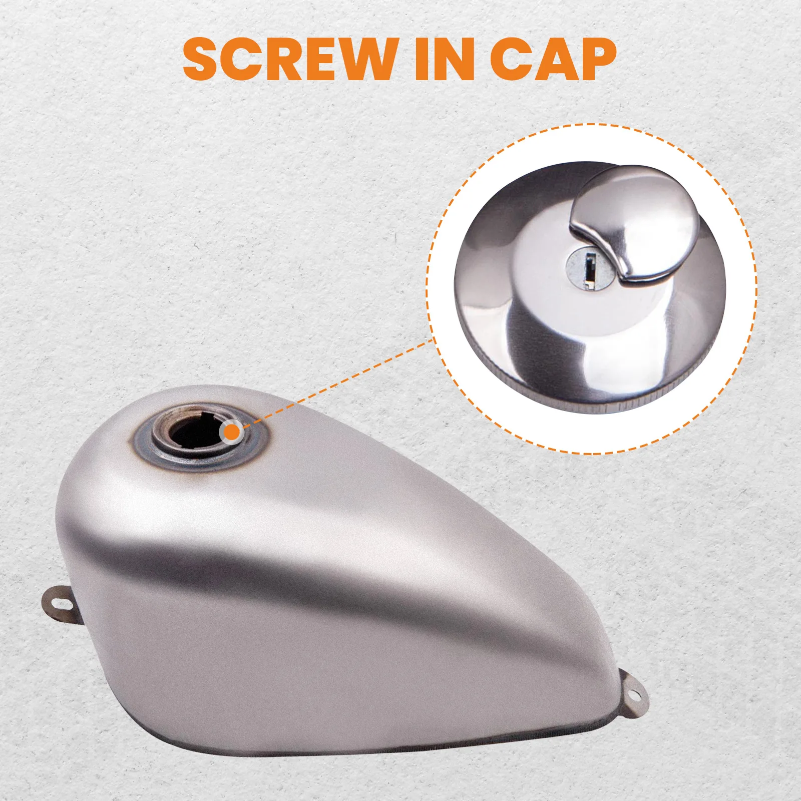 Depósito de gasolina para Harley Sportster Ironhead Bobber 55-78 - imagen 4