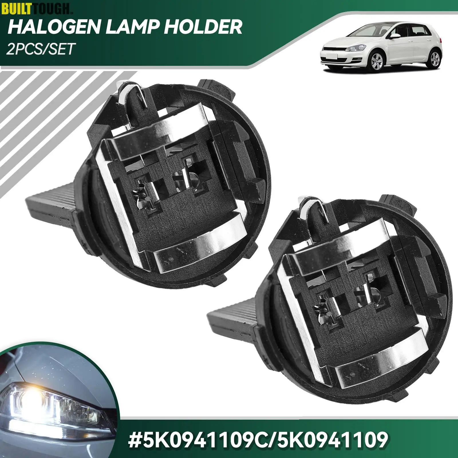 Adaptador bombilla H7 faro bajo – VW Golf 7 MK7 Tiguan Touran Sharan